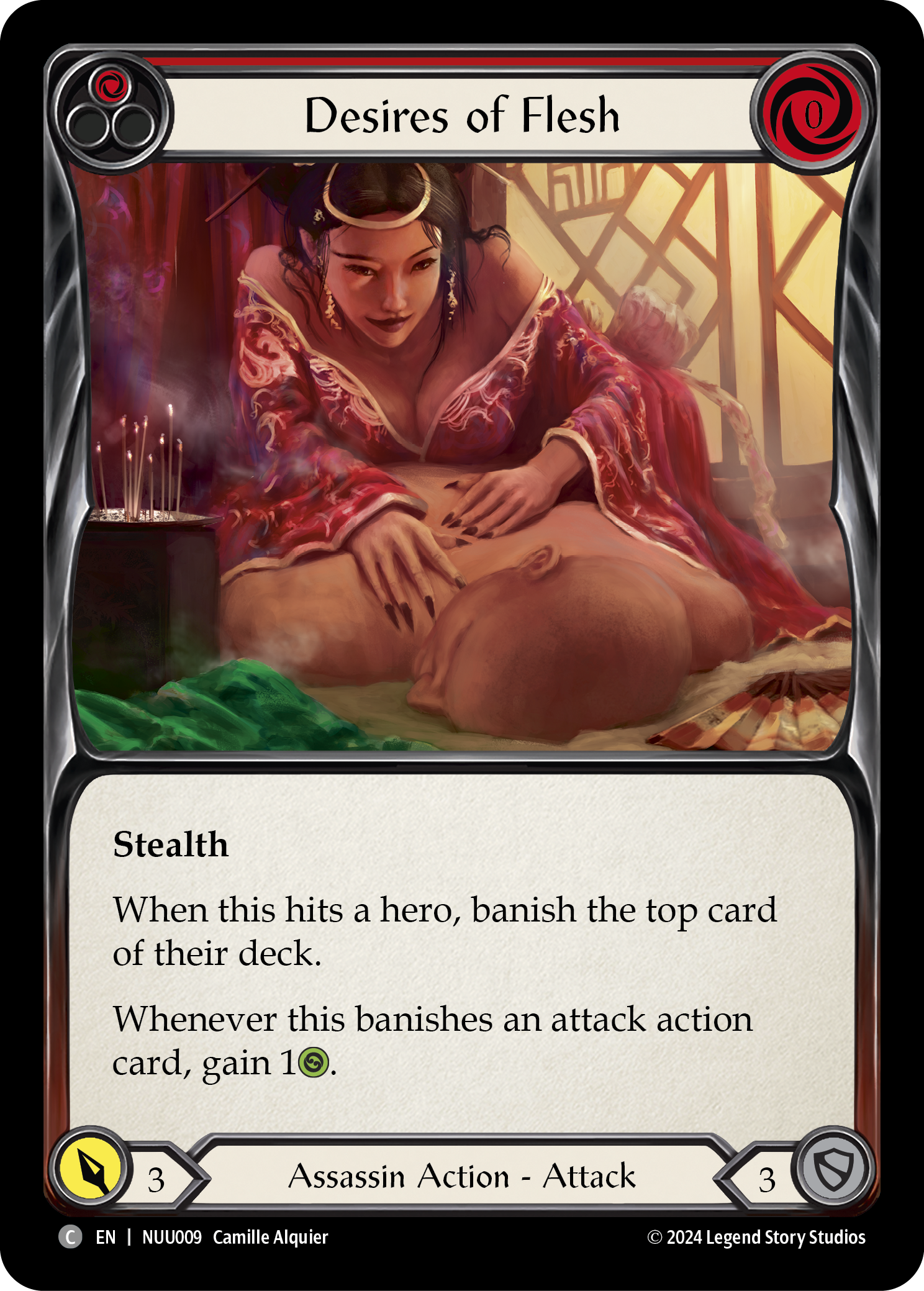 Desires of Flesh (Red) [NUU009] (Part the Mistveil Nuu Blitz Deck) | Good Games North