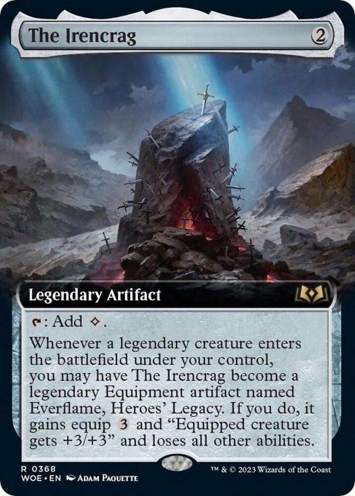 The Irencrag Extended Art (Wilds of Eldraine)  | Good Games North
