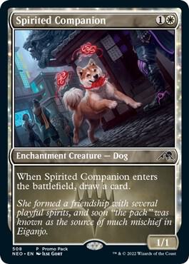 Spirited Companion (Promo Pack: Kamigawa: Neon Dynasty)  - undefined | Good Games North