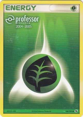 Grass Energy (104/109) (2004 2005) [Professor Program Promos] | Good Games North