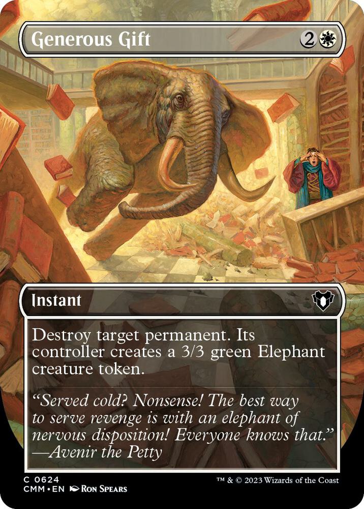 Generous Gift Borderless (Commander Masters)  - undefined | Good Games North