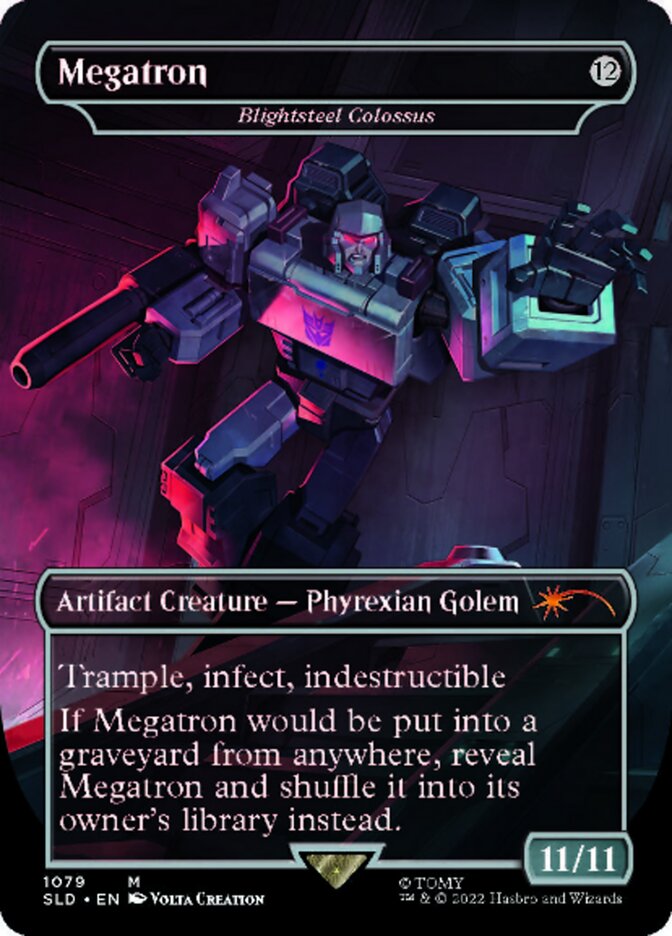 Blightsteel Colossus - Megatron (Borderless) [Secret Lair Drop Series] | Good Games North