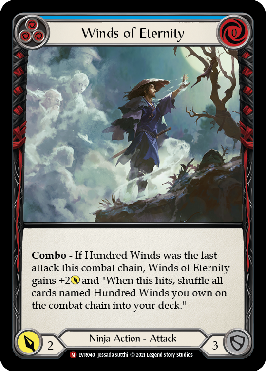 Winds of Eternity [EVR040] (Everfest)  1st Edition Rainbow Foil | Good Games North