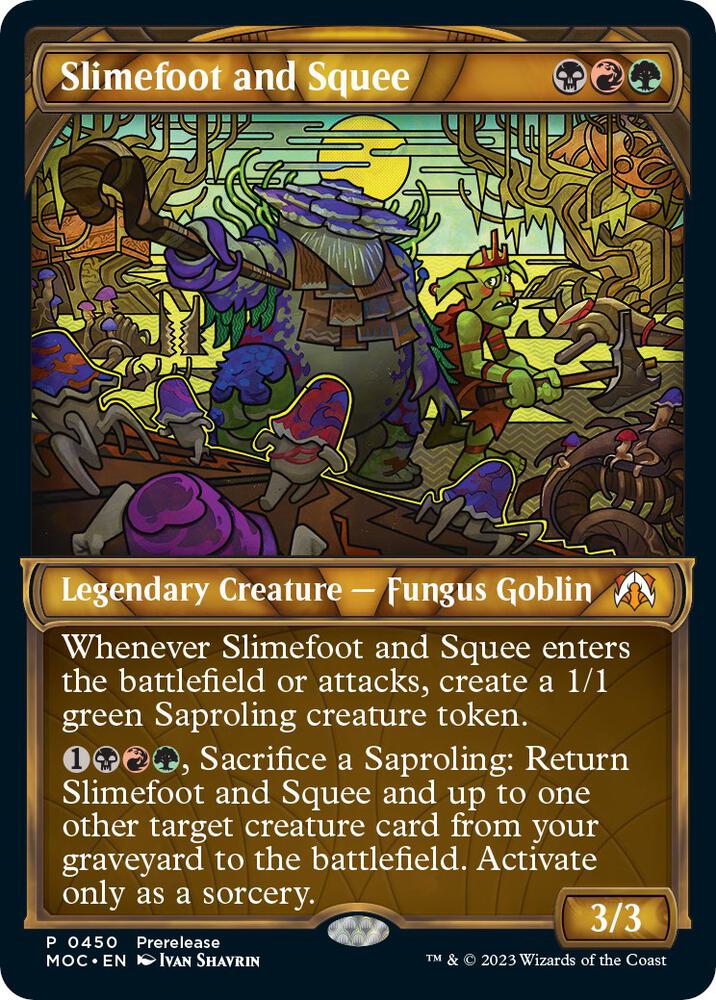 Slimefoot and Squee 450 (Prerelease Cards)  - Showcase | Good Games North