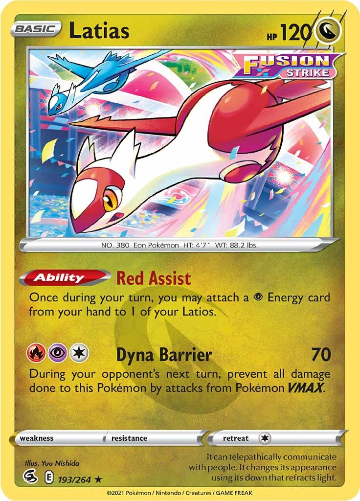 Latias (193/264) [Sword & Shield: Fusion Strike] | Good Games North