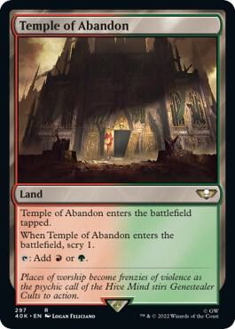 Temple of Abandon Surge Foil (Universes Beyond: Warhammer 40,000)  - undefined | Good Games North