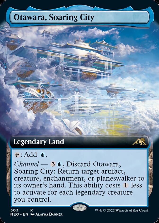 Otawara, Soaring City (Extended Art) [Kamigawa: Neon Dynasty] | Good Games North