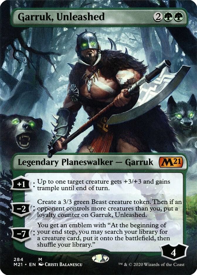 Garruk Unleashed Borderless (Core Set 2021)  | Good Games North