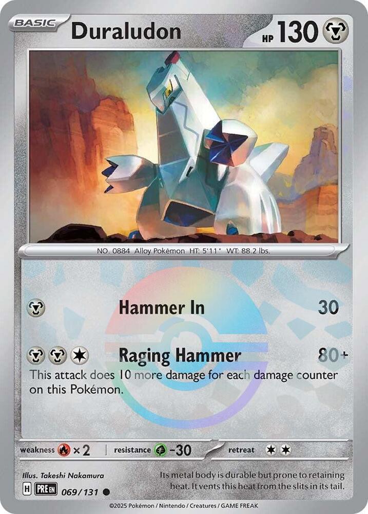 Duraludon (069/131) (Poke Ball Pattern) [Scarlet & Violet: Prismatic Evolutions] | Good Games North