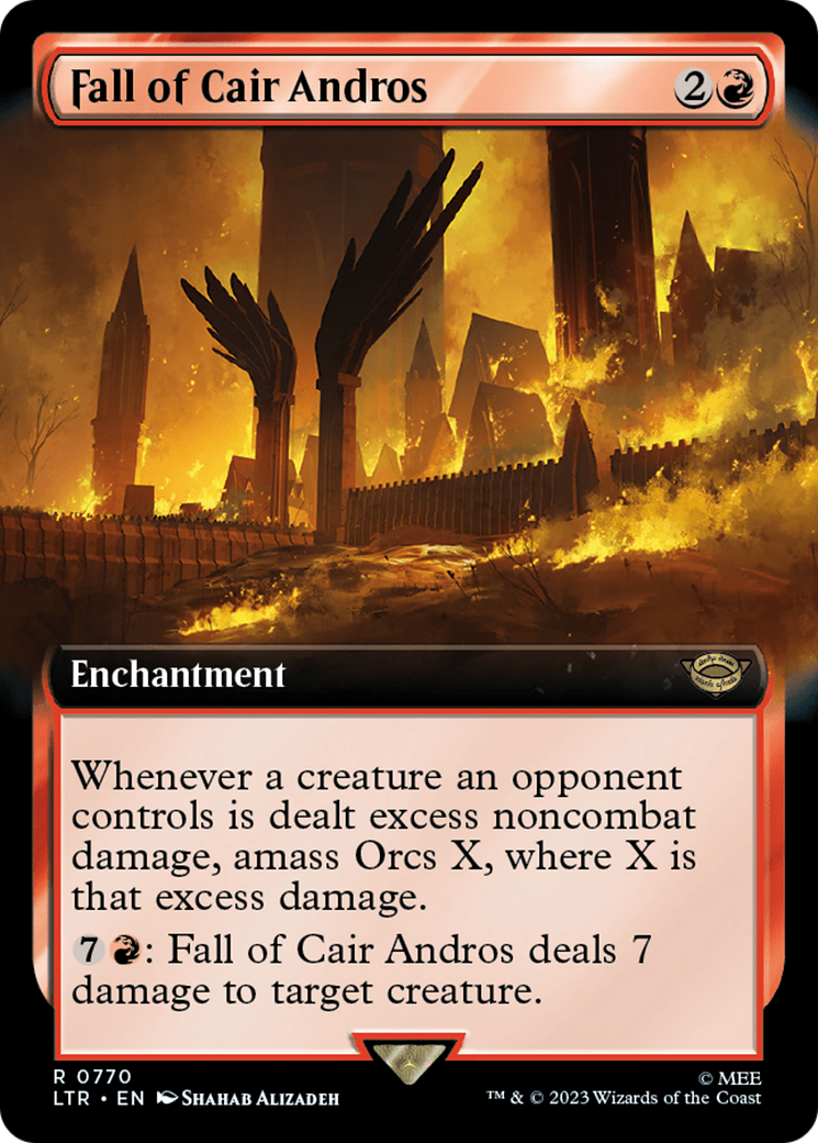 Fall of Cair Andros (Extended Art) (Surge Foil) [The Lord of the Rings: Tales of Middle-Earth] | Good Games North