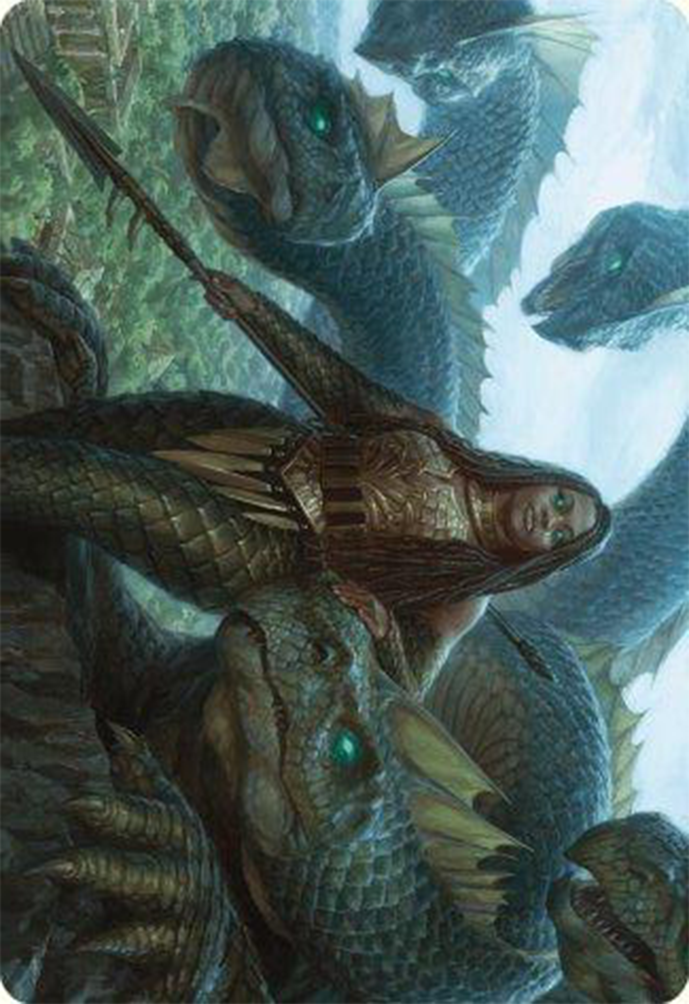 Hydra Trainer Art Card [Modern Horizons 3 Art Series] | Good Games North