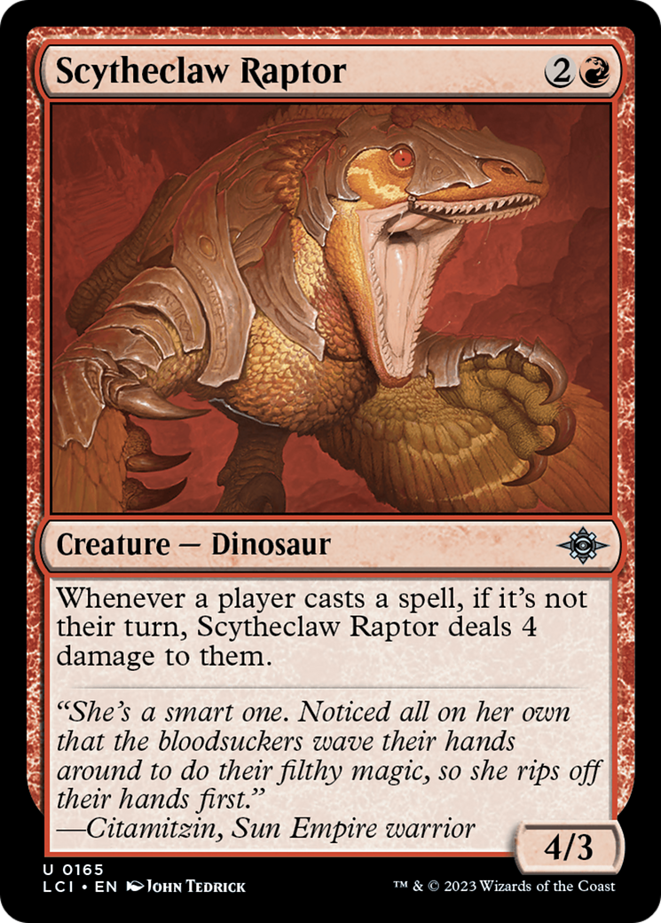 Scytheclaw Raptor [The Lost Caverns of Ixalan] | Good Games North