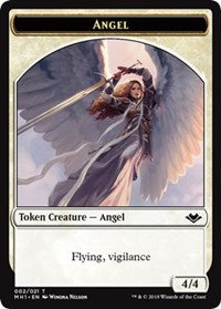Angel (002) // Zombie (007) Double-Sided Token [Modern Horizons Tokens] | Good Games North