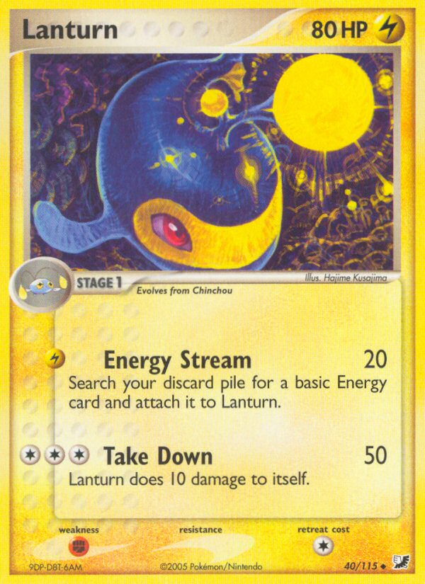 Lanturn (40/115) [EX: Unseen Forces] | Good Games North