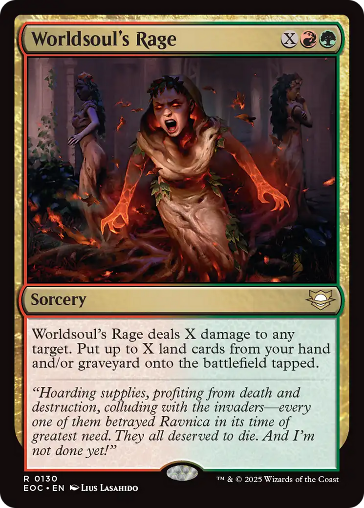 Worldsoul's Rage [Edge of Eternities Commander] | Good Games North