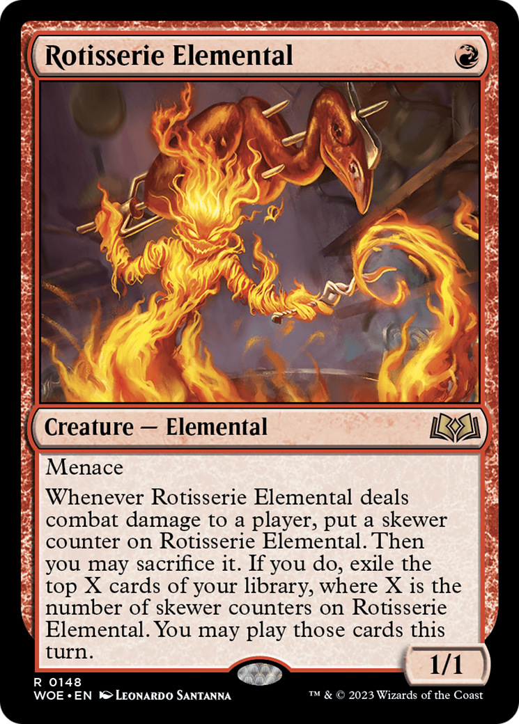 Rotisserie Elemental [Wilds of Eldraine] | Good Games North