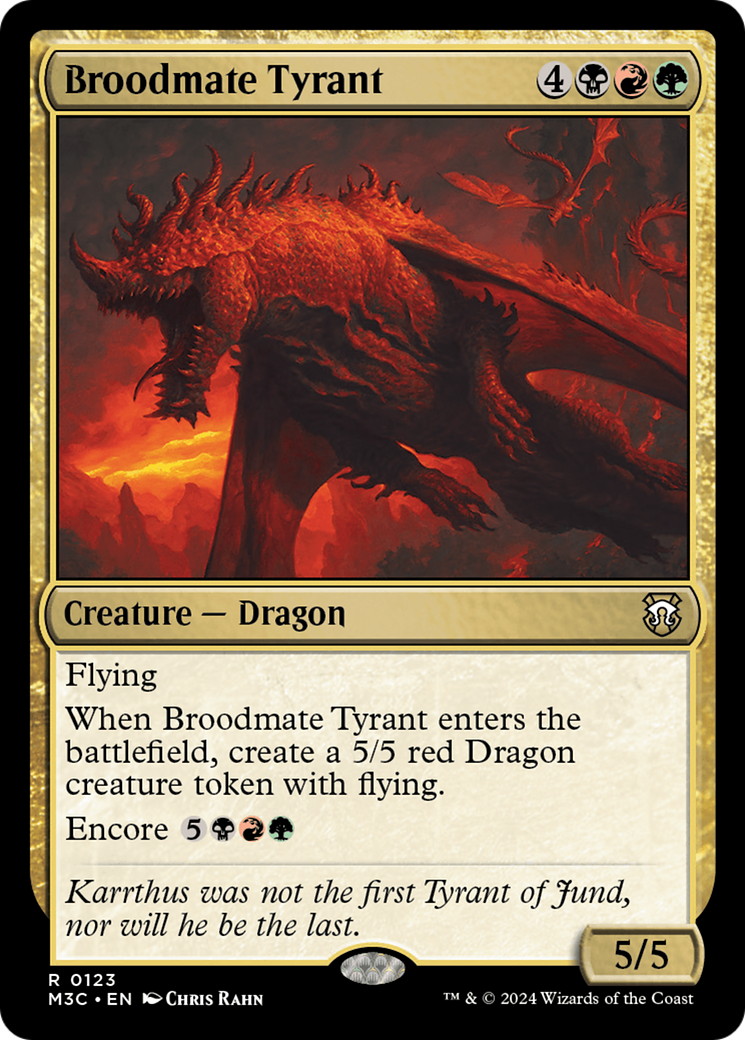 Broodmate Tyrant [Modern Horizons 3 Commander] | Good Games North