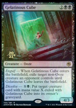 Gelatinous Cube [Dungeons & Dragons: Adventures in the Forgotten Realms Prerelease Promos] | Good Games North
