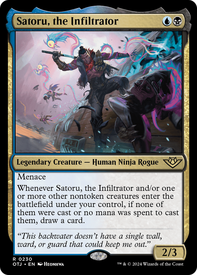 Satoru, the Infiltrator [Outlaws of Thunder Junction] | Good Games North