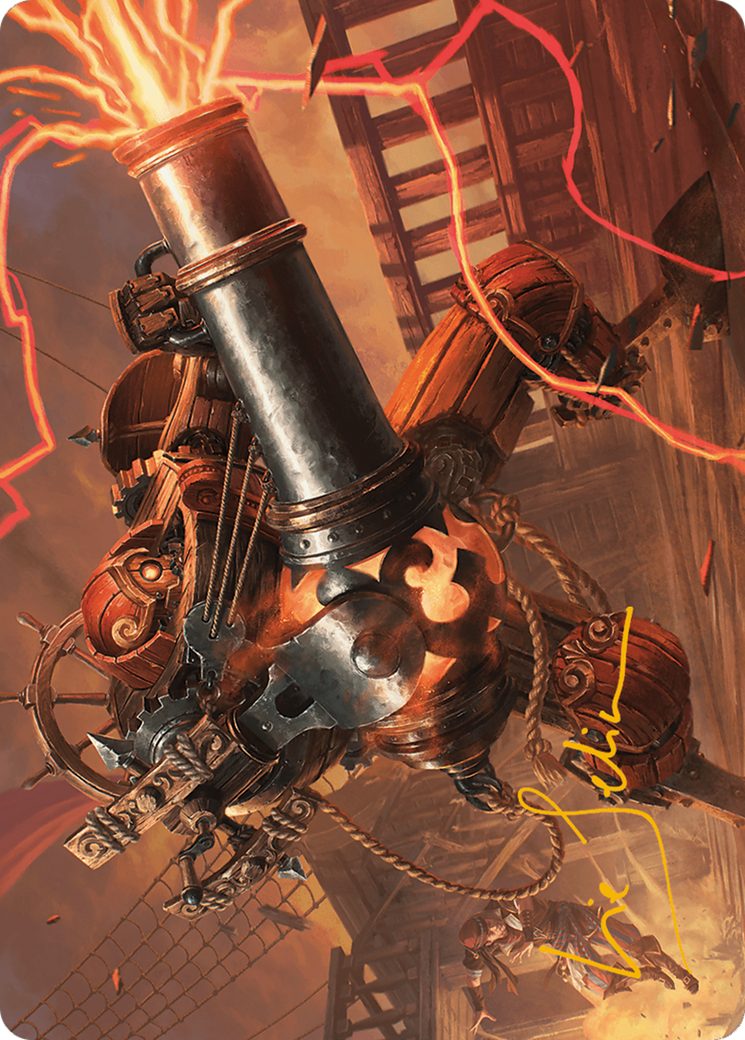 Blaster Hulk Art Card (Gold-Stamped Signature) [Modern Horizons 3 Art Series] | Good Games North
