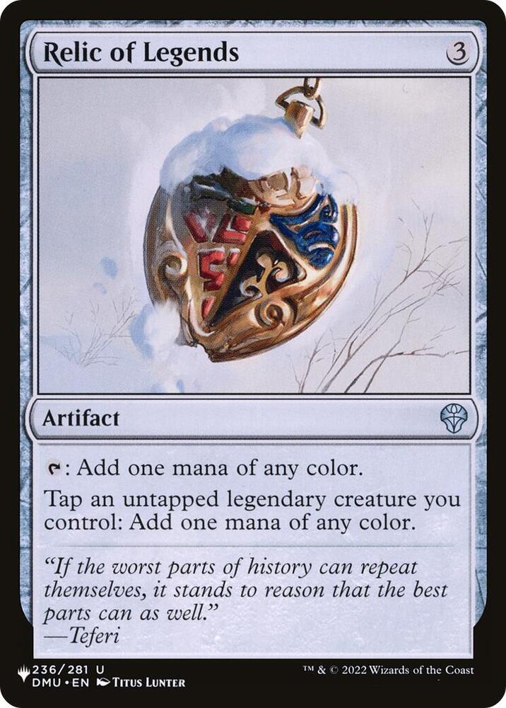 Relic of Legends 236/281 (The List Reprints)  | Good Games North