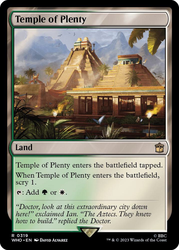 Temple of Plenty 319/331 (Universes Beyond: Doctor Who)  | Good Games North