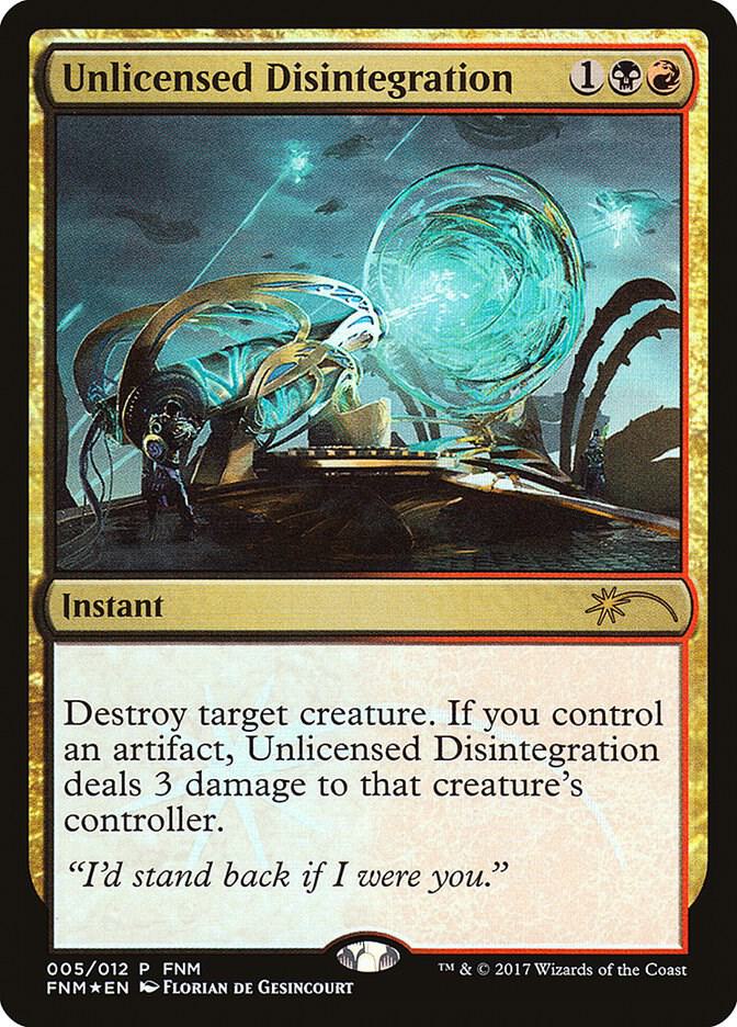 Unlicensed Disintegration (FNM Promos)  - undefined | Good Games North