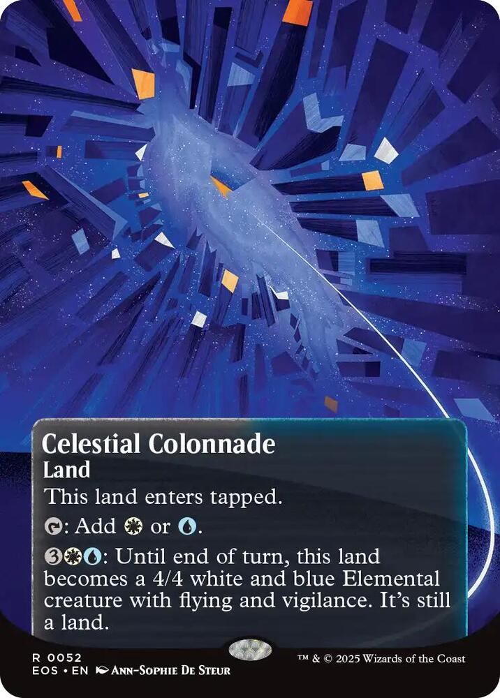 Celestial Colonnade 0052 Borderless (Edge of Eternities: Stellar Sights)  - Foil | Good Games North