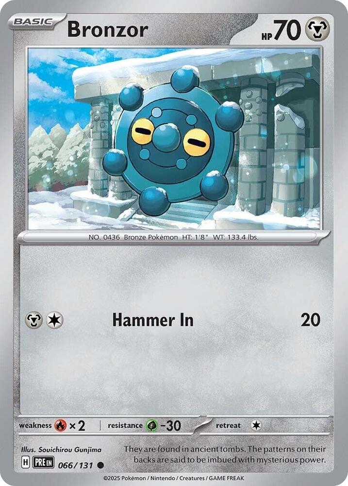 Bronzor (066/131) [Scarlet & Violet: Prismatic Evolutions] | Good Games North