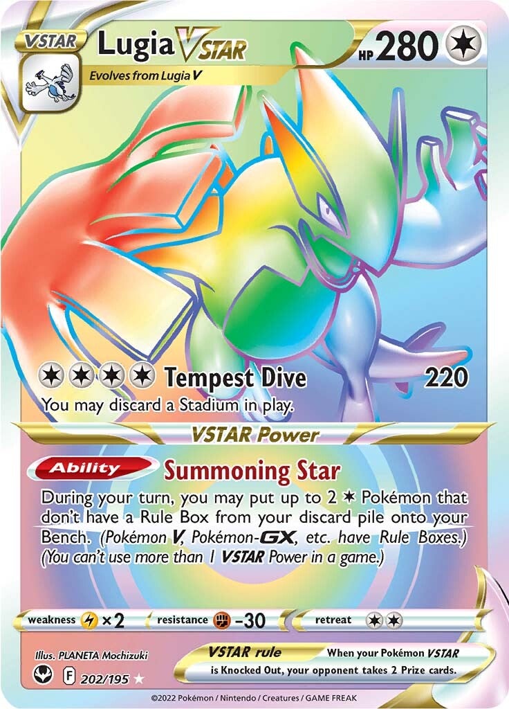 Lugia VSTAR (202/195) [Sword & Shield: Silver Tempest] | Good Games North