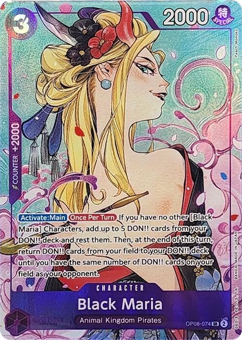 Black Maria (Illustration Box Vol.2) OP08-074 (One Piece Promotion Cards)  - Foil | Good Games North