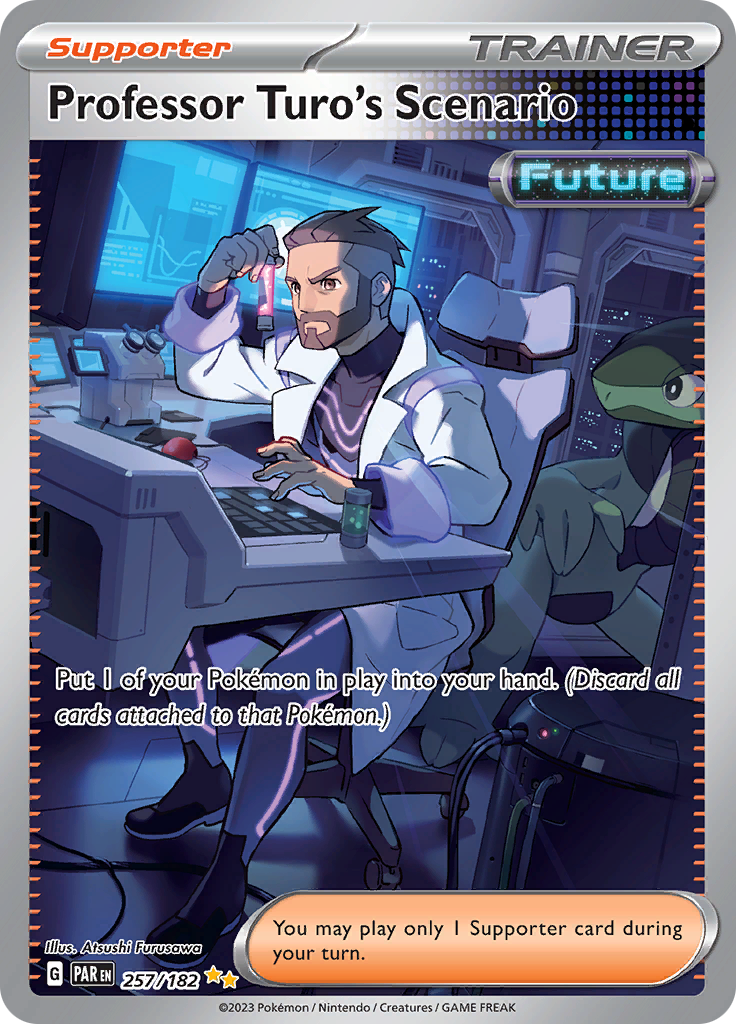 Professor Turo's Scenario (257/182) [Scarlet & Violet: Paradox Rift] | Good Games North