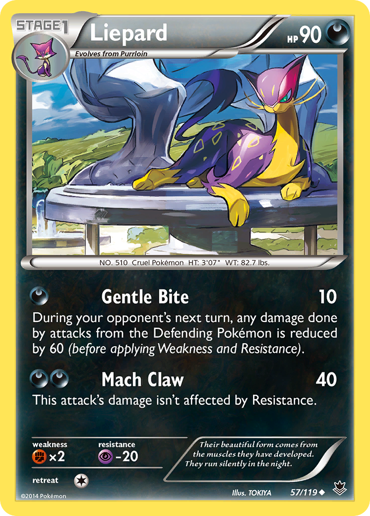Liepard (57/119) [XY: Phantom Forces] | Good Games North