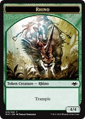 Rhino (013) // Spirit (016) Double-Sided Token [Modern Horizons Tokens] | Good Games North