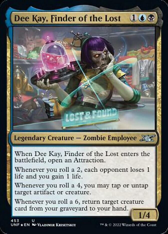 Dee Kay, Finder of the Lost (Galaxy Foil) [Unfinity] | Good Games North