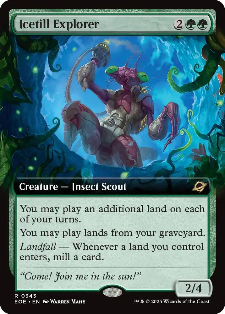 Icetill Explorer Extended Art 343 (Edge of Eternities)  - Extended Art Foil | Good Games North