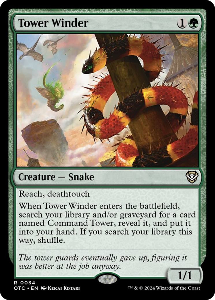 Tower Winder [Outlaws of Thunder Junction Commander] | Good Games North