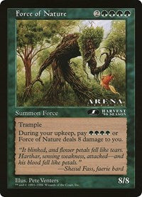 Force of Nature (Oversized) [Oversize Cards] | Good Games North