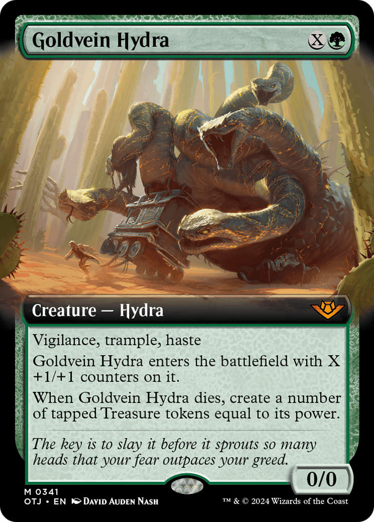 Goldvein Hydra (Extended Art) [Outlaws of Thunder Junction] | Good Games North
