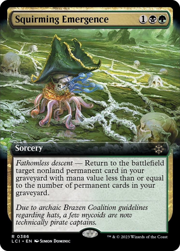 Squirming Emergence (Extended Art) [The Lost Caverns of Ixalan] | Good Games North