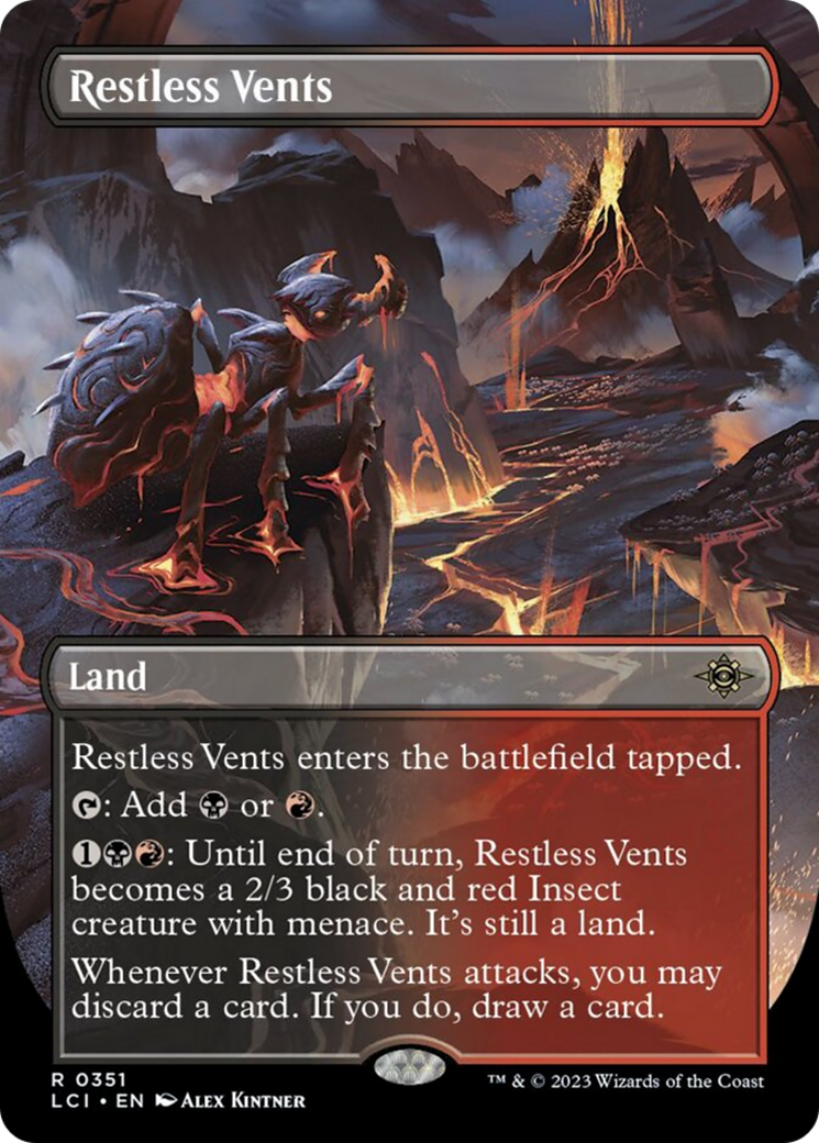 Restless Vents (Borderless) [The Lost Caverns of Ixalan] | Good Games North