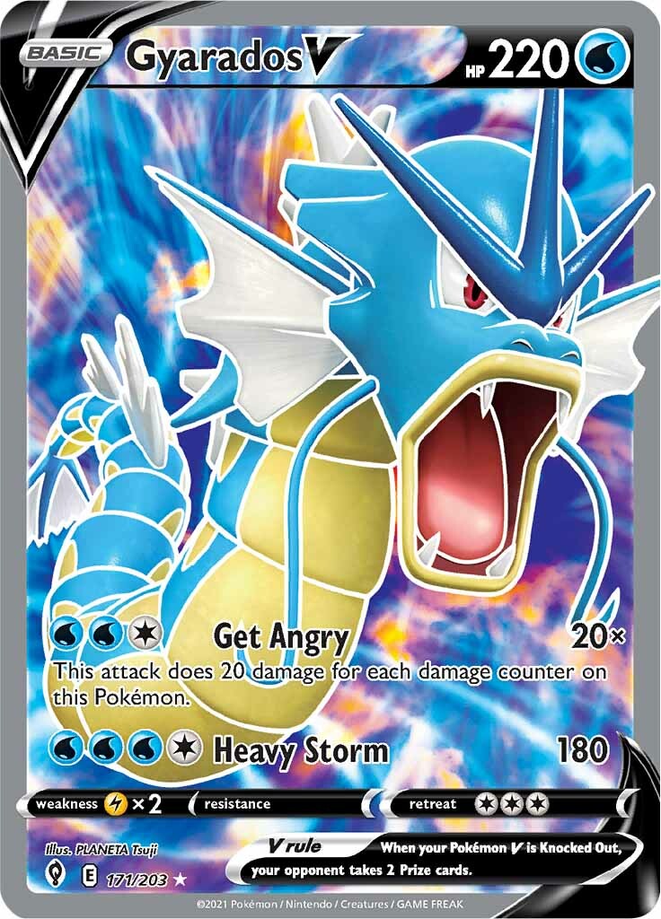 Gyarados V (171/203) [Sword & Shield: Evolving Skies] | Good Games North