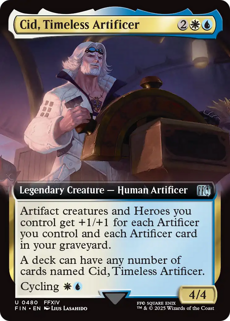 Cid, Timeless Artificer (Extended Art) [FINAL FANTASY] | Good Games North