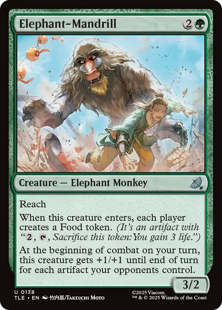Elephant-Mandrill [Avatar: The Last Airbender: Eternal-Legal] | Good Games North