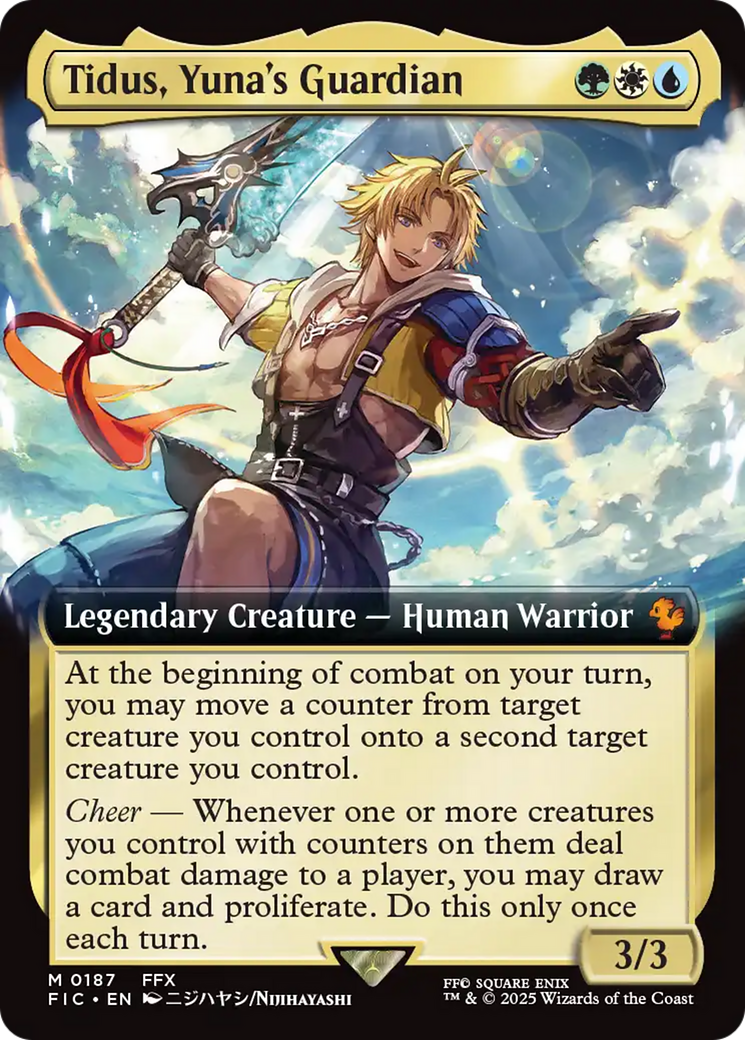 Tidus, Yuna's Guardian (Extended Art) [FINAL FANTASY Commander] | Good Games North
