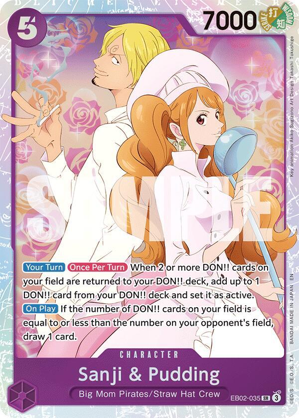 Sanji & Pudding EB02-035 (Extra Booster: Anime 25th Collection)  - Foil | Good Games North