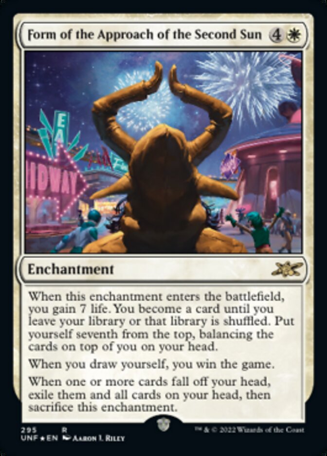 Form of the Approach of the Second Sun (Galaxy Foil) [Unfinity] | Good Games North