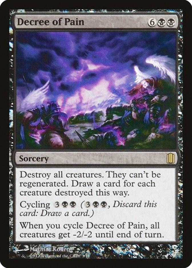 Decree of Pain 3/18 (Commander's Arsenal)  - Foil | Good Games North