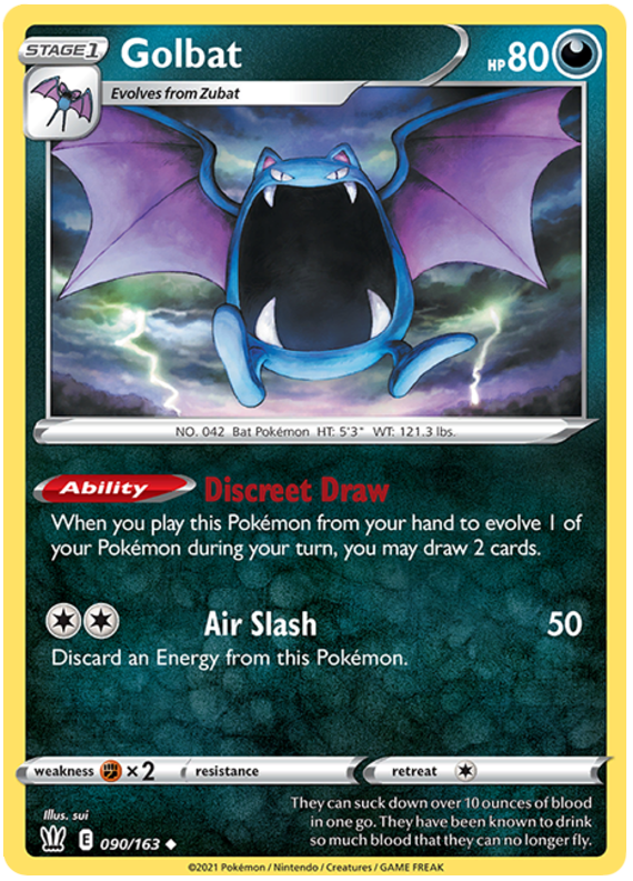 Golbat (090/163) [Sword & Shield: Battle Styles] | Good Games North