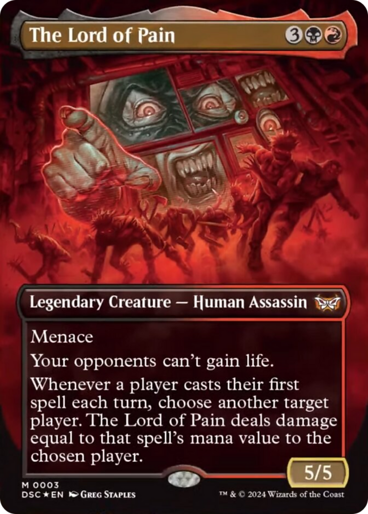 The Lord of Pain (Borderless) [Duskmourn: House of Horror Commander] | Good Games North